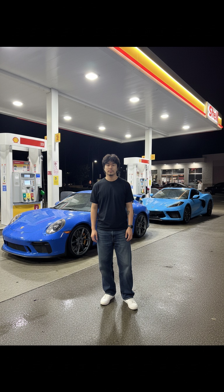 Porsche Gas Station