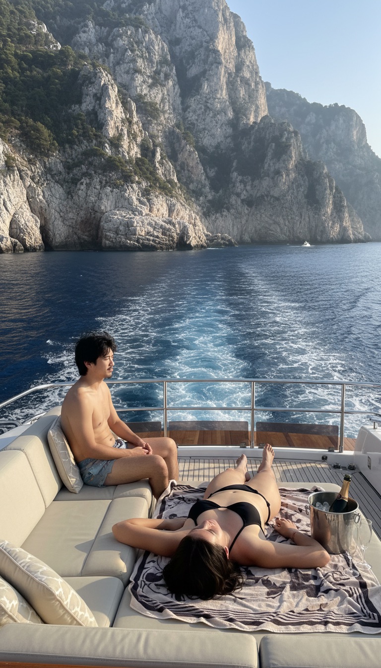 Yacht Sunbathing